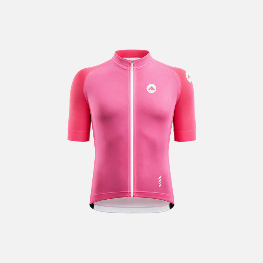 Moški kolesarski dres Minimalist roza