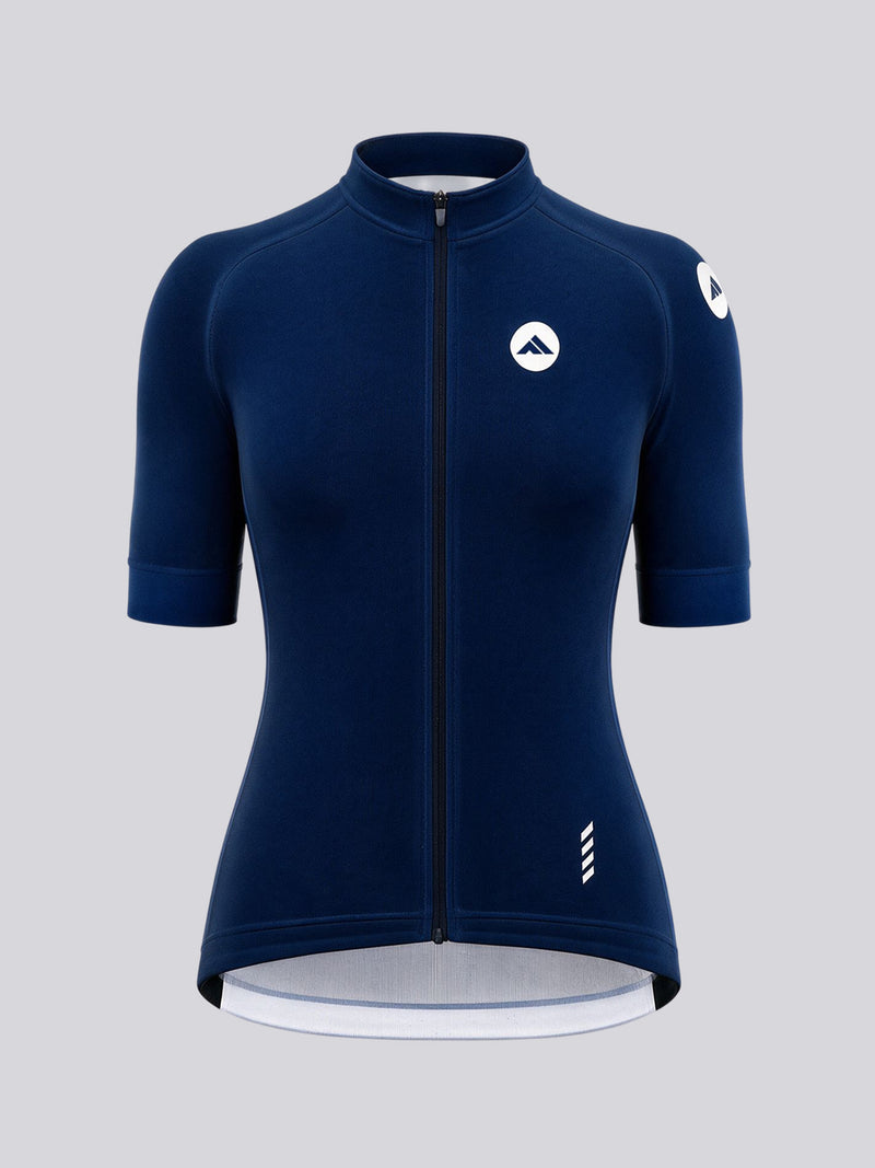 Ženski kolesarski dres Minimalist Navy