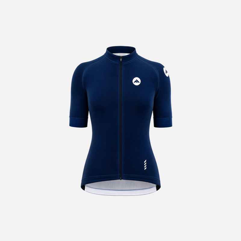 Ženski kolesarski dres Minimalist Navy